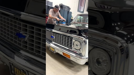 Transforming this C10 with #paintcorrection & #ceramiccoating #classiccars #classiccar #reflection