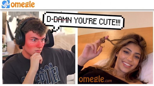 On Omegle Asking Strangers to 1v1 on Fortnite