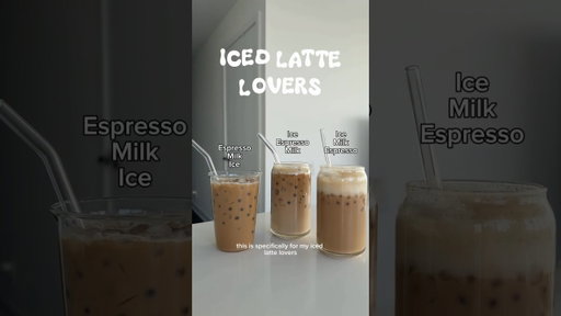 How to an iced coffee at home!!