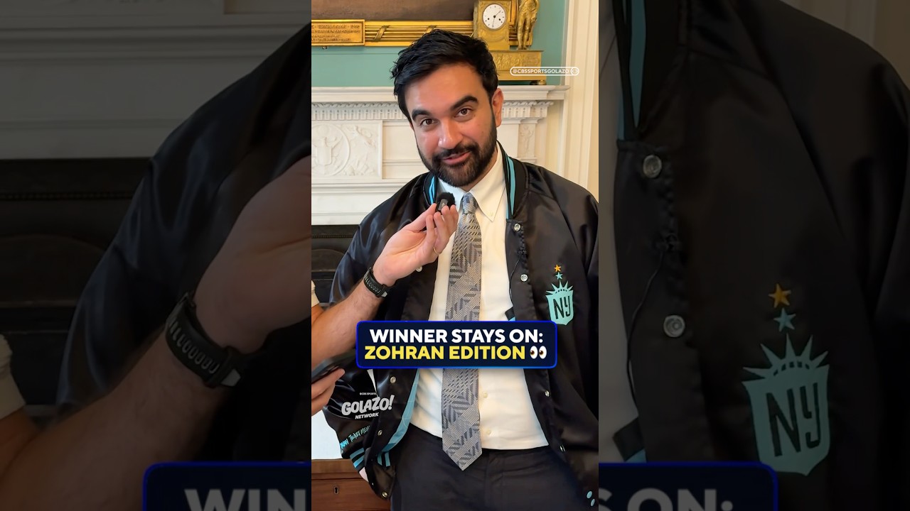 Zohran Mamdani has a HOT TAKE on this Winner Stays ON  ⚽👏
