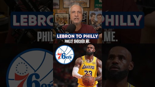 Bill reacts to LeBron James signing with the 76ers!