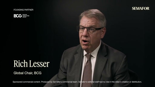 BCG Global Chair Rich Lesser from Semafor World Economy