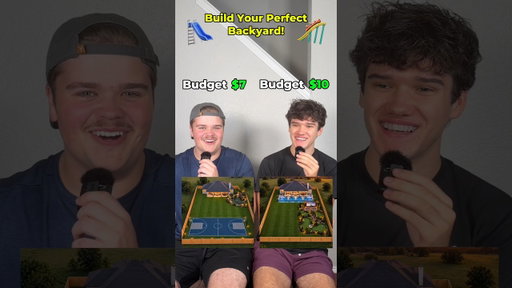 Build Your Perfect Backyard!🏡🛝#draft #games
