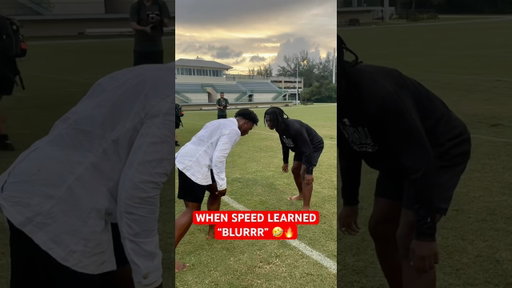 Speed went DEEP. Learned how to BLURRR 😳💨 #football #ishowspeed #miamifootball #blurrr #highlights
