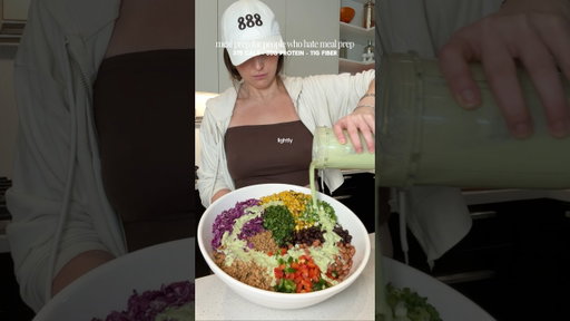 creamy high protein & fiber southwest dense bean salad