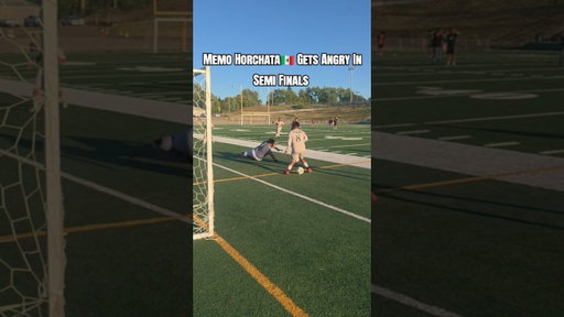 memo Horchata🇲🇽 gets amgry in semi finals #futbol #soccer #goalkeeper #pov  #youtubeshorts #football