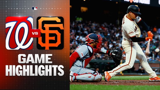 Nationals vs. Giants Game Highlights (6/8/26) | MLB Highlights