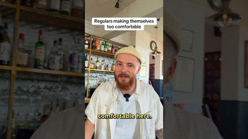 You can’t sleep in the pub I’m sorry #comedy #hospitality #bartender #service #work