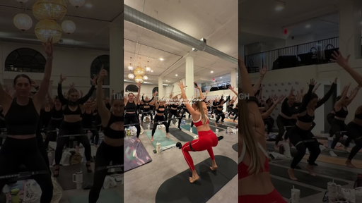 Teaching 200 PEOPLE! #fitnessinstructor #matpilates #matworkout