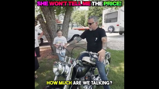 She Won't Tell Me A Price 😯  #gasmonkeygarage #richardrawlings #harleydavidson