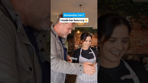 Her food was SO good… I offered to buy the place 😱