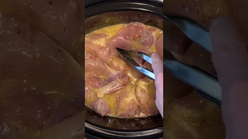 Crocktober day 11!  Crockpot Italian chicken thighs #shorts