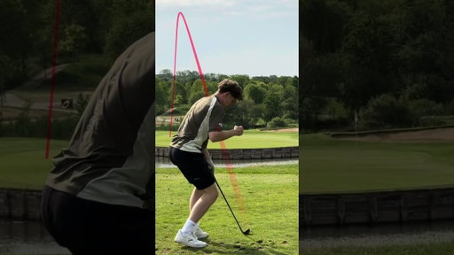 IMPOSSIBLE PAR 3 #golfswing #golf #golfgear #golfer