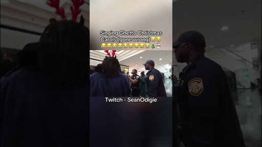 no way the cops did this 😭😭😂😭😭😭😭😂 #funny #seanodigie #christmascaroling