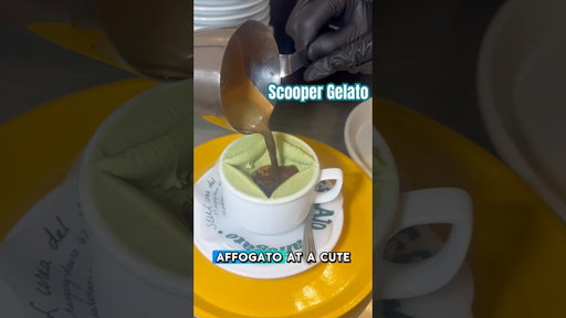 Scooper Gelato - affogato Seoul Korea