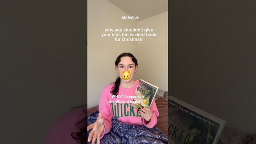 THE WICKED BOOK IS FREAKY 😭 #booktube #wickedmusical #wicked