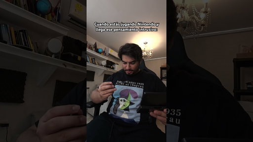 Esos pensamientos intrusivos jugando #nintendo #orlanduco #humor