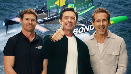 Hugh Jackman and Ryan Reynolds Go Sailing with BONDS Flying Roos