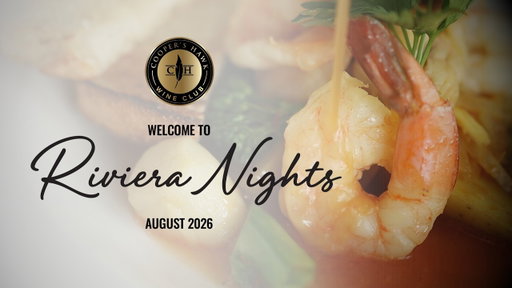 Riviera Nights - Cooper's Hawk August 2026 Wine Club Dinner