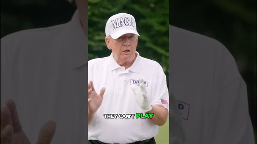 Scratch golfers always have an excuse… according to Trump. 😂🏌️‍♂️
