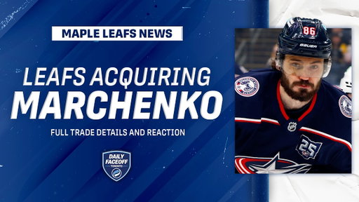 BREAKING: Maple Leafs & Blue Jackets Working on KNIES–MARCHENKO Trade