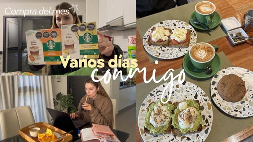 Varios días conmigo: Compra del mes en el súper, vida diaria, merienda y más