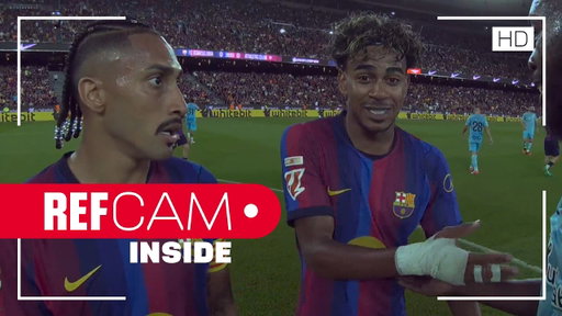 REFCAM POV: FC Barcelona vs Athletic Club 👀