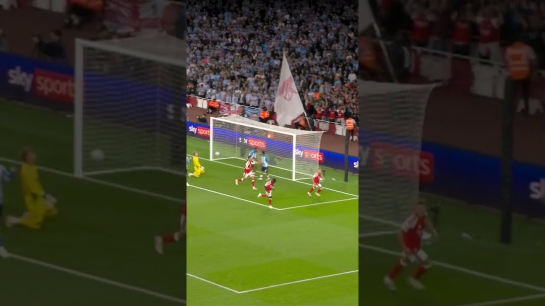 ODEGAARD ➡️ RICE ➡️ TZOLIS ➡️ SAKA ➡️ GOAL!