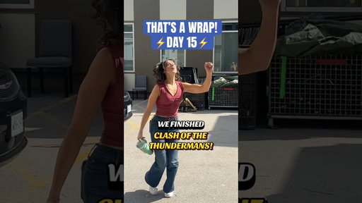 THAT'S A WRAP! ⚡️ Clash of The Thundermans 2026 #grwm #morningroutine #bts #vlog #dayinmylife