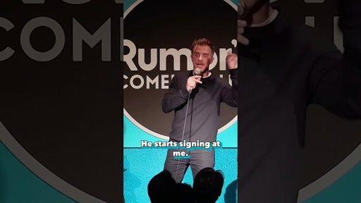 He was so confused. #standupcomedy