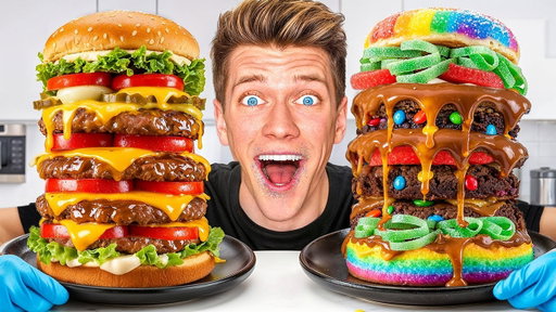 Making EVERY School Lunch Out of Candy From My Childhood!!! | Collins Key