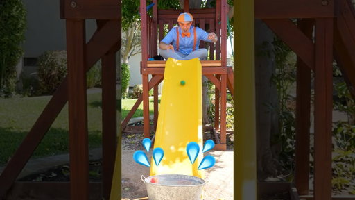 Sink or Float 💦 down a REAL SLIDE 🛝?! Let's Play! #shorts
