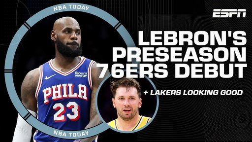 REACTION to LeBron James' 76ers preseason debut + Lakers post-LeBron era has potential 👀 | NBA Today