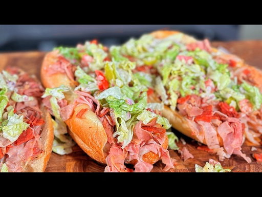 Chopped Italian Hoagies | Hillshire Farm® x Blackstone