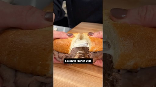5 Minute French Dips