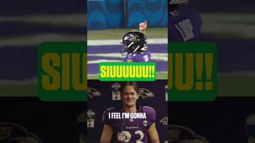 Siuuuu!! Tyler Loop Breaks Down His Ronaldo Celebration!  #nfl #baltimoreravens #siuuuuu
