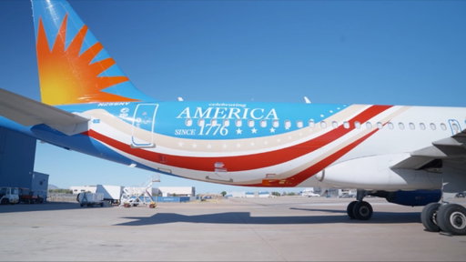 Allegiant Air | America 250 Livery Installation