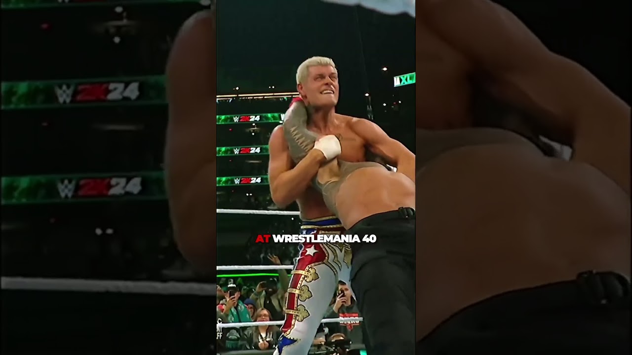 WWE is trying to turn Cody Rhodes into a GOAT