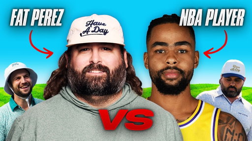 Fat Perez GOES CRAZY vs NBA Player - 18 Hole Match