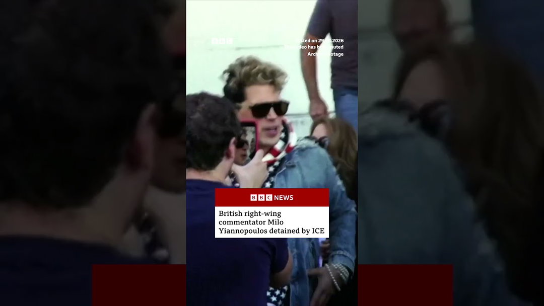 British right-wing commentator Milo Yiannopoulos detained by ICE. #US #BBCNews