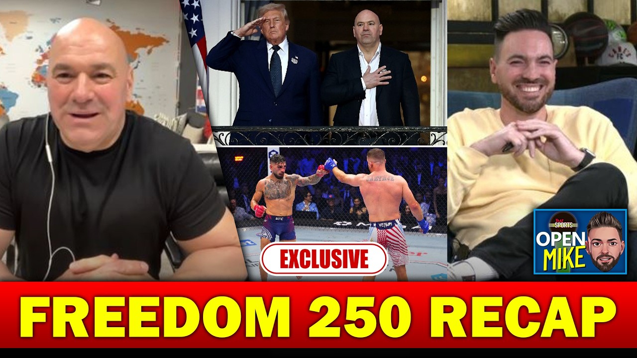 Dana White Says There Were Multiple Threats Against UFC Freedom 250 | TMZ Sports