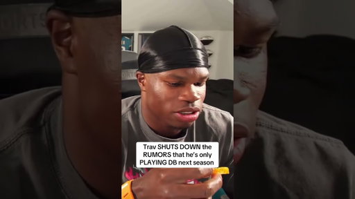 Travis shuts down the rumors of only playing DB next season 🔥