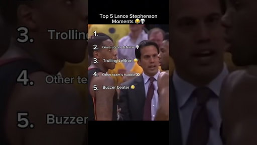 Top 5 funniest Lance Stephenson moments 😂