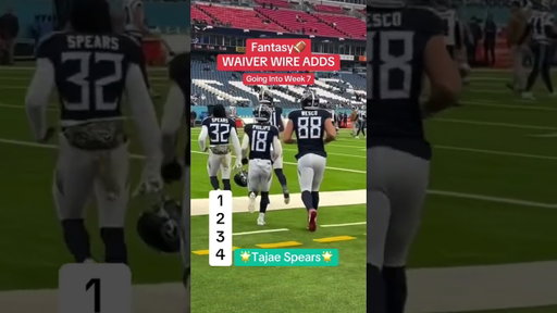 ADD these players ASAP!! 🚀 #fantasyfootballtips #fantasyfootballwaiverwire #fantasyfootball