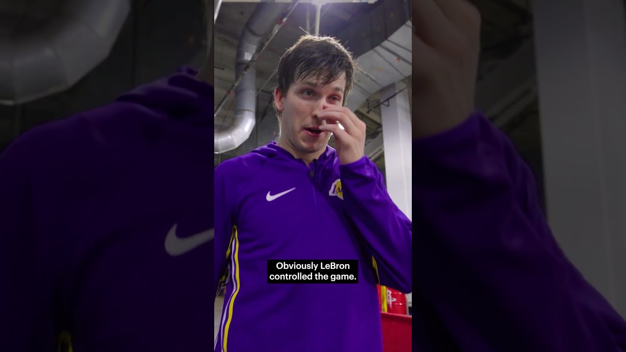 Austin Reaves Walks Off after the Lakers Game 6 WIN #NBAPlayoffs