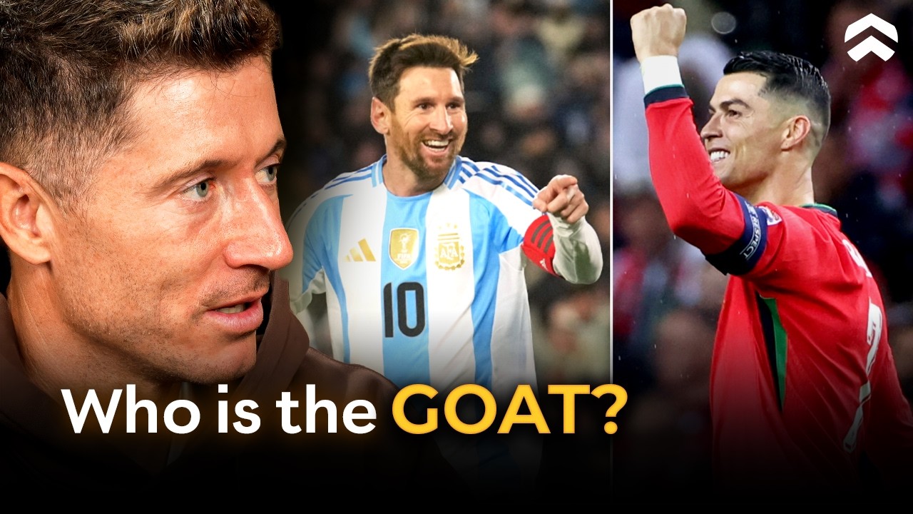 Lewandowski DEBATES Messi & Ronaldo's Genius