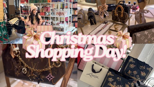 Christmas Shopping Vlog🎀🎄Spend the Day With Me! | Pink Christmas Episode 3🎀🎄