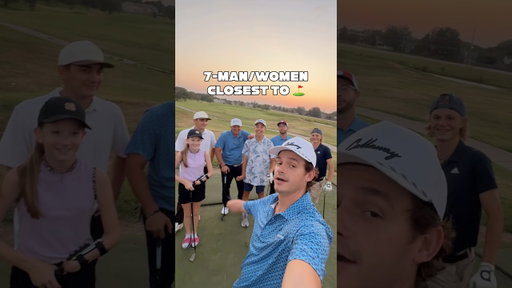 A battle till the end 🦾 closest to the pin with the squad! #adaptivegolf #golf #closesttothepin