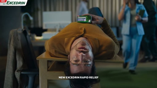 NEW Excedrin Rapid Relief | Laying Down (:06)