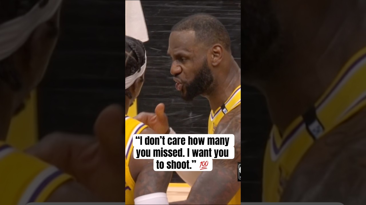 When LeBron kept motivating KCP to shoot 🐐